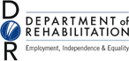 Logo of the Department of Rehabilitation.